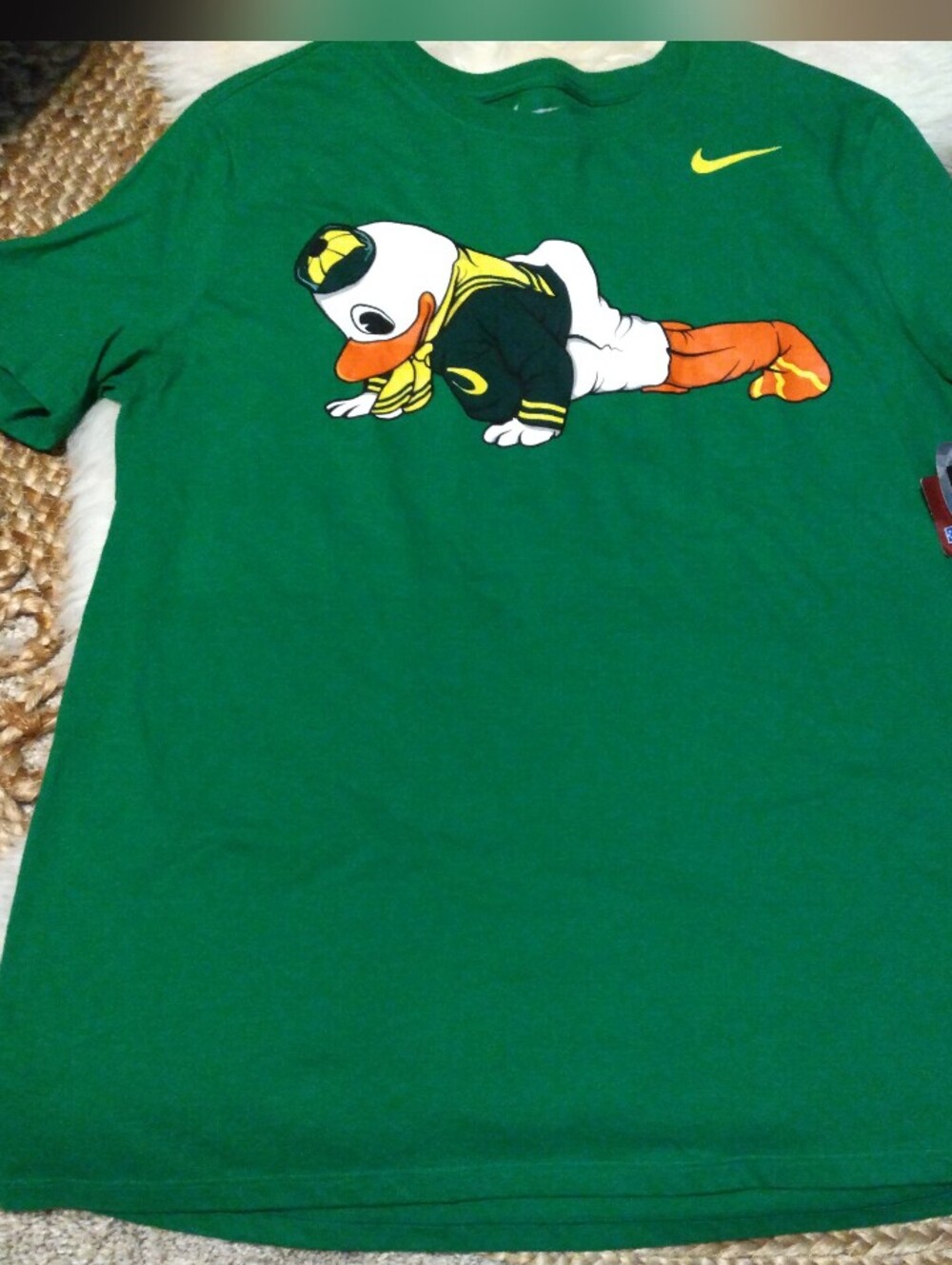 Nike Vintage Oregon Ducks Push Up T Shirt Size Large NWT